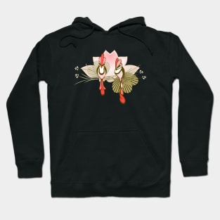 Birds Watching, Flowers & Feathers Hoodie